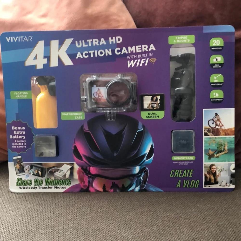Best 4K ultra HD action camera. BRAND NEW